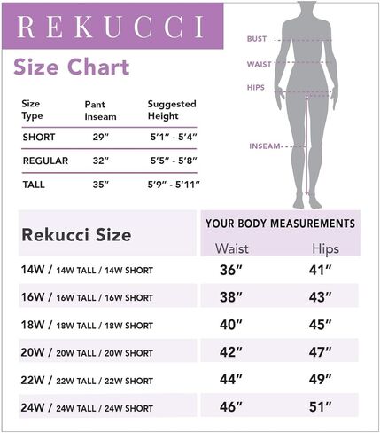 Rekucci Curvy Woman Ease into Comfort Barely Bootcut Plus Size Pant in Saudi Arabia