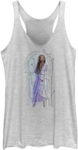 Disney Girls Wish Watercolor Asha Women's Racerback Tank Top in Saudi Arabia
