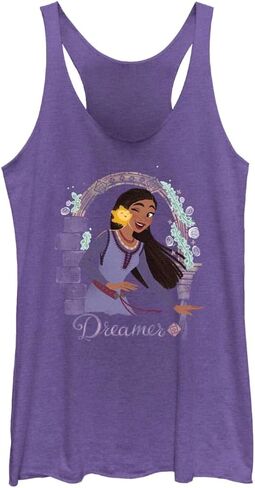 Disney Girls Wish Shine on Women's Racerback Tank Top in Saudi Arabia