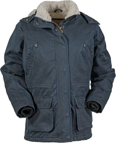 سترة نسائية من Outback Trading 2864 Woodbury Vintage Canyonland للاستخدام الخارجي كاجوال مقاومة للماء مع غطاء رأس قابل للإزالة in Kuwait