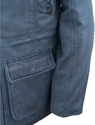 سترة نسائية من Outback Trading 2864 Woodbury Vintage Canyonland للاستخدام الخارجي كاجوال مقاومة للماء مع غطاء رأس قابل للإزالة in Kuwait