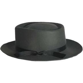 Authentic Rolled Wool Maine Crusher Hat