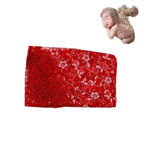 Vemonllas Luxury Newborn Boy Girl Baby Photography Props Wrap Lace Yarn Cloth Blanket (Beige)