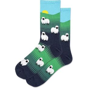 Hot Sox Women's Funny Animal Crew Socks-1 Pair Pack-Cool & Cute Wordplay Novelty Fashion Gifts