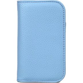 Julia Buxton Solid Pebble Vegan Leather Snap Card Case