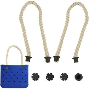 Practical Rope Handle PU Straps Replacement for Obag Canvas Rubber Bag EVA Tote Handbags Repair Classic Purse Accessories