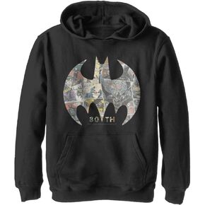 DC Comics Kids' Batman 80th Panel Fill Youth Pullover Hoodie