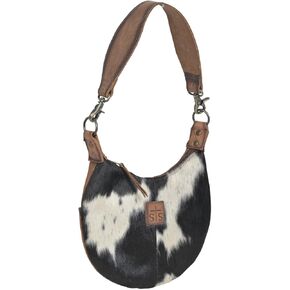STS Ranchwear Womens Nellie Fringe Tornado/Cowhide Leather Handbag Bag