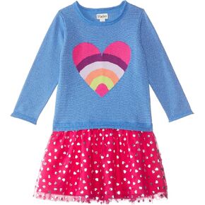 Hatley Girl's Full Heart Drop Waist Tulle Dress (Toddler/Little Kids/Big Kids)