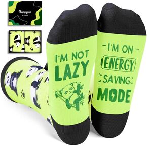 HAPPYPOP Funny Koala Gifts for Teen Girls Women Men, Fun Wolf Panda Cat Socks