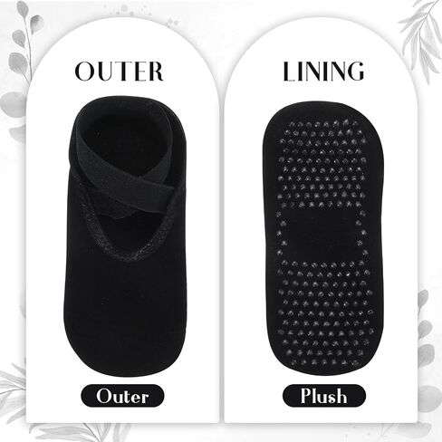 12 Pairs Non Slip Soft Grip Socks Pilates Socks Yoga Socks for Women Barre, Ballet, Dance, Barefoot, Hospital in Saudi Arabia