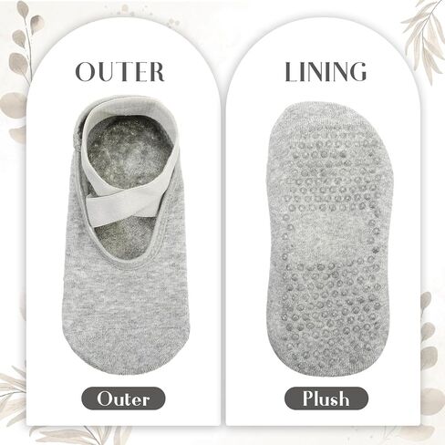 12 زوجًا من الجوارب الناعمة غير القابلة للانزلاق، جوارب البيلاتيس، جوارب اليوغا للنساء، الباليه، الرقص، حافي القدمين، المستشفى in Kuwait