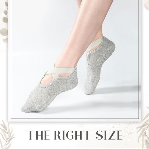 12 زوجًا من الجوارب الناعمة غير القابلة للانزلاق، جوارب البيلاتيس، جوارب اليوغا للنساء، الباليه، الرقص، حافي القدمين، المستشفى in Kuwait