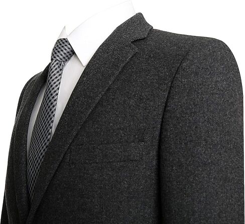 Men's Blazer Sport Coat Classic Fit Wool Blend 2 Button Business Suits Jacket in Saudi Arabia