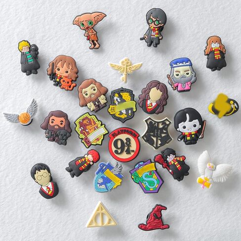 Lot of 25Pcs-Harry,32pcs-Unicorn Shoe Charms Pins - Cool Cartoon for Sandals and Shoe Decoration in Saudi Arabia