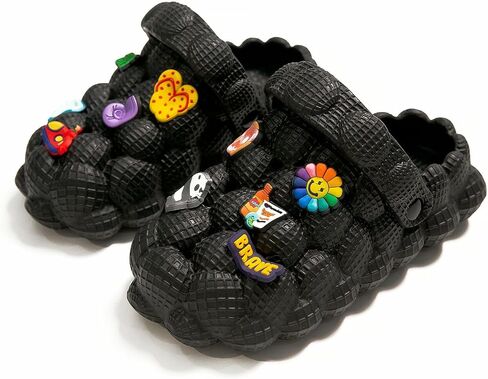 LEPHYON Bubble Slides for Kids Sandals|Golf Ball Slides Shoes|Gargen Clogs Girls|Funny Slippers Boys Comfy Anti-Slip Lightweight Protect Foot in Kuwait