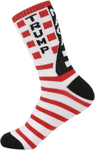 BSMTEBN Donald Trump Socks 2024 MAGA Socks Make America Great Again USA Sock Republican Socks Trump Gag Gifts For Men Womens in Saudi Arabia