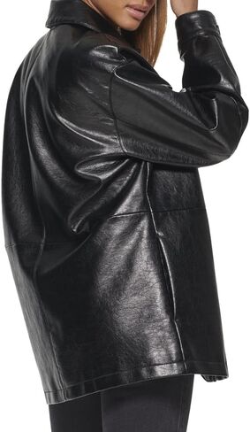 Levi's Women's Relaxed Fit Faux Leather Blazer in Saudi Arabia