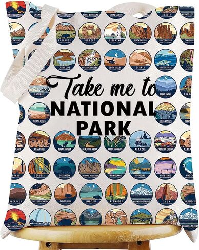 WZMPA US National Parks Travel Cosmetic Bag National Park Trip Gift Take Me To National Park Zipper Pouch Bag National Park Merchandise (Take National Park) in Saudi Arabia