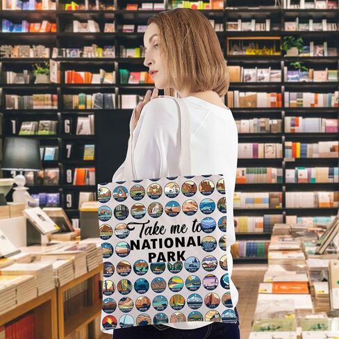 WZMPA US National Parks Travel Cosmetic Bag National Park Trip Gift Take Me To National Park Zipper Pouch Bag National Park Merchandise (Take National Park) in Saudi Arabia