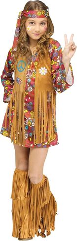 Fun World Girls Peace & Love HippieCostume in Saudi Arabia