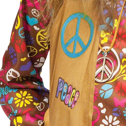 Fun World Girls Peace & Love HippieCostume in Saudi Arabia
