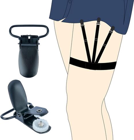 MELOTOUGH 1 بوصة مشابك تعليق مطلية بالنيكل ومشابك معدنية شديدة التحمل مع أسنان إمساك بلاستيكية (25 قطعة) in Kuwait