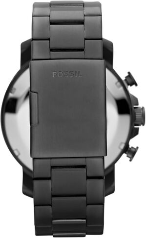 Fossil Nate Men's Watch with Oversized Chronograph Watch Dial and Stainless Steel or Leather Band in Saudi Arabia