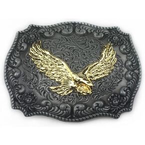 American Flag Belt Buckle for Men Women Cowboy Cowgirl Birthday Fathers Day Patriotic 4th of July Christmas Gifts