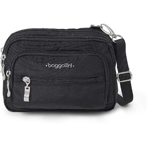 حقيبة حزام Baggallini ذات سحاب ثلاثي صغيرة قابلة للتحويل من Fannypack - خفيفة الوزن ومقاومة للماء in Kuwait