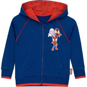 Marvel Spidey And His Amazing Friends Hoodie | Spiderman Zip Up Hoodie | Spiderman Sweater | Ages 3T to 12