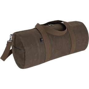 Rothco Waxed Canvas Shoulder Duffle Bag - 24 Inch, Brown