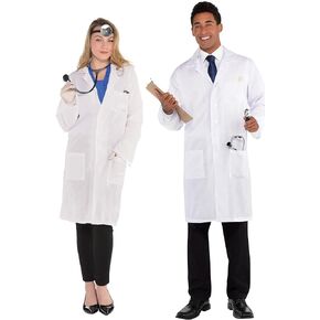 Doctor Coat for Adults (1 Pc.) - Perfect for Role Playing, Dress-Ups, or Costume Party Accessory