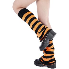 Zando Y2k Leg Warmers for Women Leg Warmers Kawaii Legwarmers Y2k Leg Warmers 80s Halloween Customes Punk Gothic Lolita