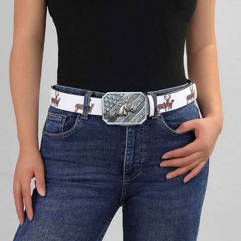 مشبك حزام العلم الأمريكي للرجال والنساء، رعاة البقر، راعية البقر، عيد ميلاد الآباء، هدايا عيد الميلاد الوطنية في الرابع من يوليو in Kuwait