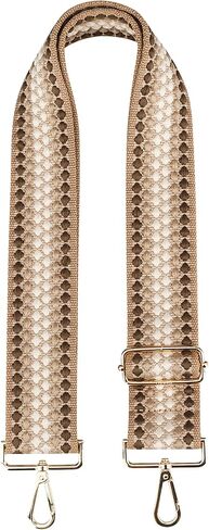 BAKKO Purse Strap Replacement 2" Wide Shoulder Strap for Crossbody Bags Handbags Messenger Duffel Bags Gold Metal Hardware Adjustable Length from 31" to 57" in Kuwait