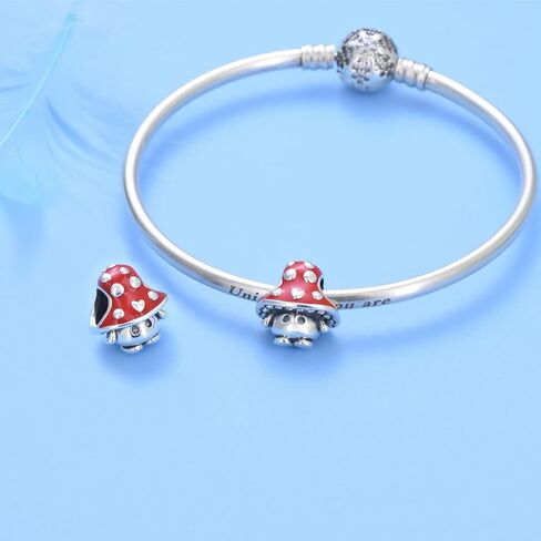 ARTCHARM Ladybird Cat Bow Dragonfly Pendant 925 Sterling Silver with Enamal Good Luck Bead fit Bracelets Charms,Christmas Valentine Mother's Day Gift for Women Girls in Saudi Arabia