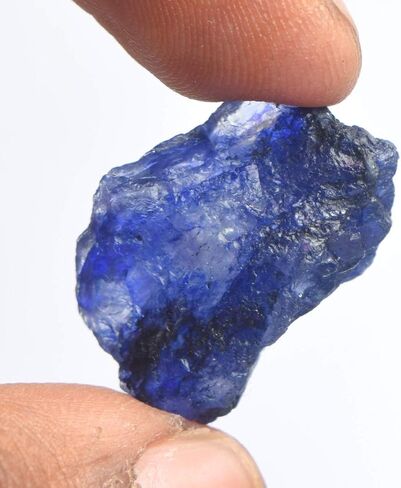 GEMHUB Natural Blue Sapphire Rough Gemstones 9-300 Carats Raw Crystals and Healing Stones Loose Gemstone Necklace For Women And Men in Saudi Arabia