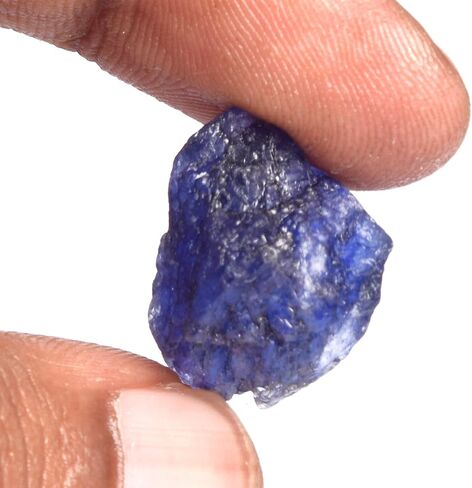 GEMHUB Natural Blue Sapphire Rough Gemstones 9-300 Carats Raw Crystals and Healing Stones Loose Gemstone Necklace For Women And Men in Saudi Arabia