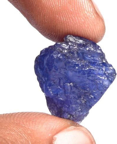 GEMHUB Natural Blue Sapphire Rough Gemstones 9-300 Carats Raw Crystals and Healing Stones Loose Gemstone Necklace For Women And Men in Saudi Arabia