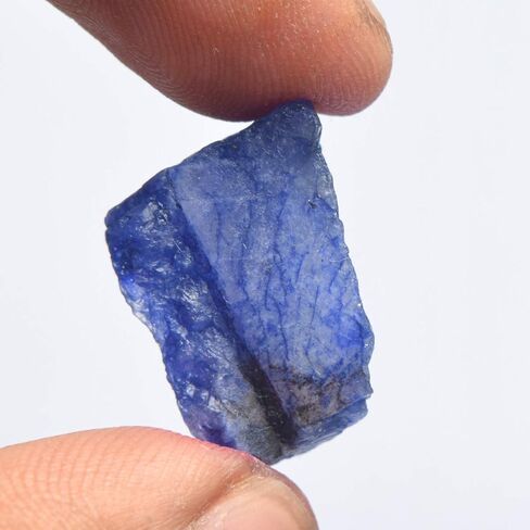 GEMHUB Natural Blue Sapphire Rough Gemstones 9-300 Carats Raw Crystals and Healing Stones Loose Gemstone Necklace For Women And Men in Saudi Arabia