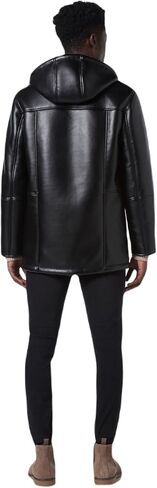 Andrew Marc Men's Faux Leather Sherling Jacket in Saudi Arabia
