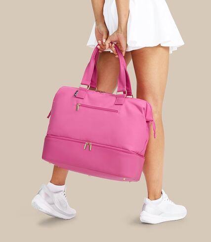 Weekender Bags for Women, Large Travel Duffel Bag with Shoes Compartment, Carry On Overnight Tote Bags with Toiletry Bags, Gym Duffel Bags with Wet Pocket, Hospital Bags for Labor and Delivery in Saudi Arabia