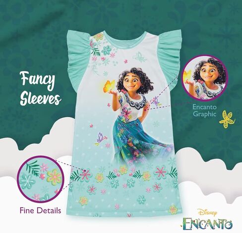 Disney Girls' Nightgown, Soft & Cute Pajamas for Kids in Saudi Arabia