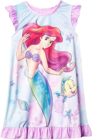 Disney Girls' Nightgown, Soft & Cute Pajamas for Kids in Saudi Arabia