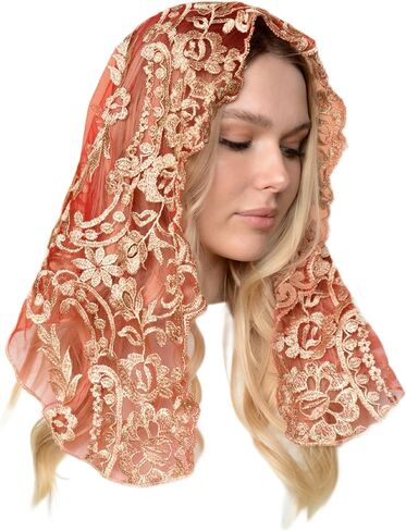 حجاب مانتيا الكاثوليكي حجاب الكنيسة حجاب الدانتيل حجاب الكنيسة الإسبانية غطاء الرأس حجاب قصير in Kuwait