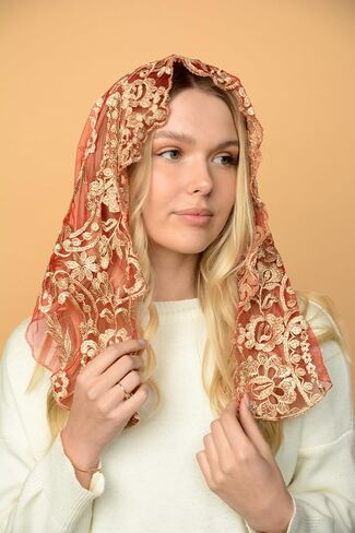 حجاب مانتيا الكاثوليكي حجاب الكنيسة حجاب الدانتيل حجاب الكنيسة الإسبانية غطاء الرأس حجاب قصير in Kuwait