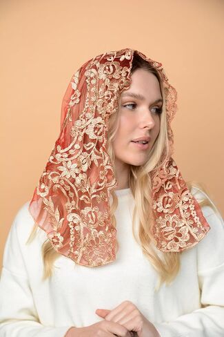 حجاب مانتيا الكاثوليكي حجاب الكنيسة حجاب الدانتيل حجاب الكنيسة الإسبانية غطاء الرأس حجاب قصير in Kuwait