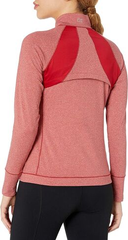 Cutter & Buck Women's Smooth Melange Stripe Shoreline Colorblock Full Zip Jacket in Saudi Arabia