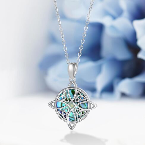 قلادة الساحرة/الساحرة/الوثنية/الويكان 925 من الفضة الاسترليني الخماسي/عقدة الساحرات/قلادة إلهة القمر الثلاثي هدايا مجوهرات للرجال والنساء in Kuwait